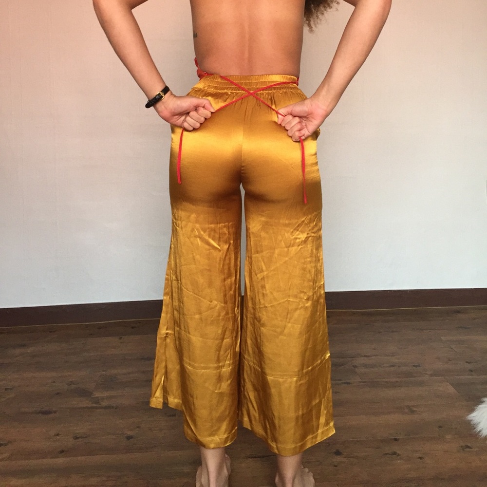 Urban Outfitters Gold Culottes